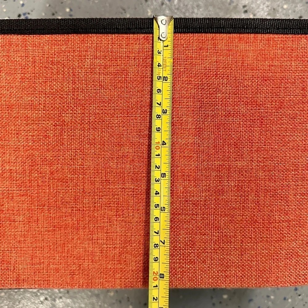 Woven Orange Storage Bin